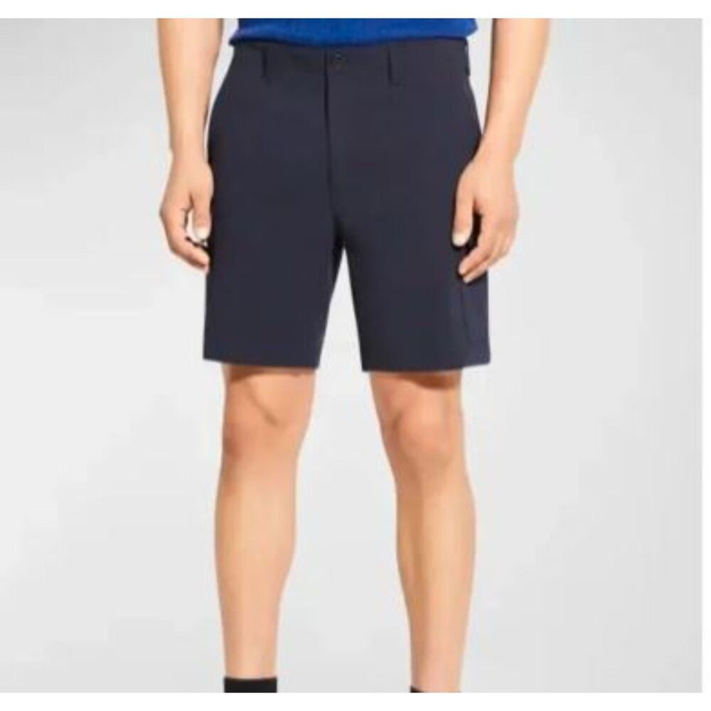 THEORY Men's Zaine Cargo Short Neoteric Twill Baltic Blue Shorts Sz 38 NWT 185